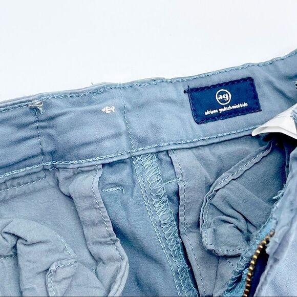 3/$20 Ag Adriano Goldschmied flat front dark teal slate gray shorts - boys 8 - Picture 6 of 7